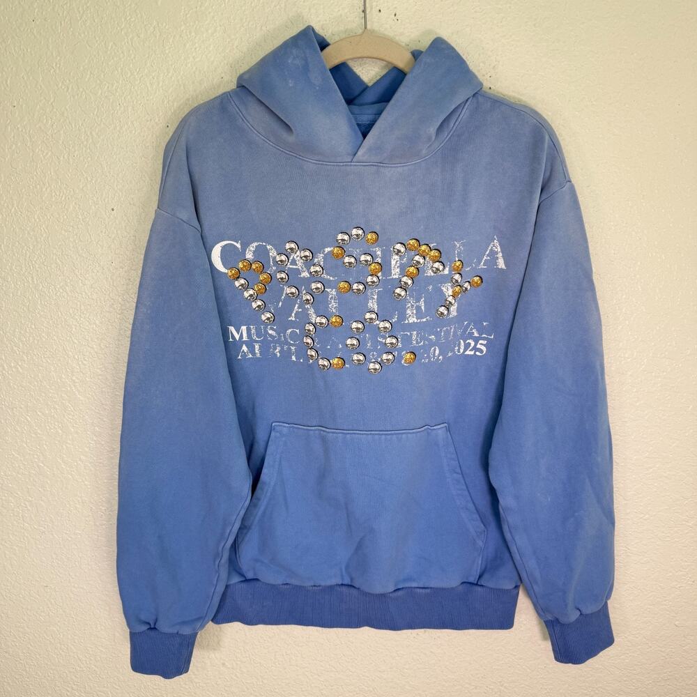 Post Malone Hoodie Mens Medium Coachella Valley Festival Merch Posty Co Sweater
